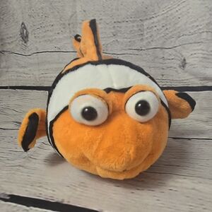 GANZ Webkinz Orange and White Clownfish Plush Toy Nemo
